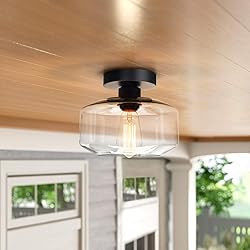 MAXvolador Industrial Semi Flush Mount Ceiling