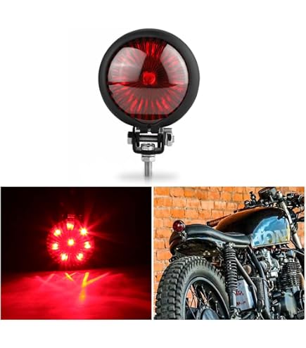 Amazon.com: FATECIM Vintage Sparto Motorcycle Tail light Brake