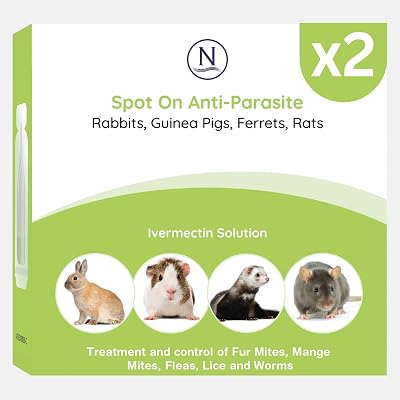Naqua 2 x Vet Strength Anti-Parasite Spot On for Small Pets