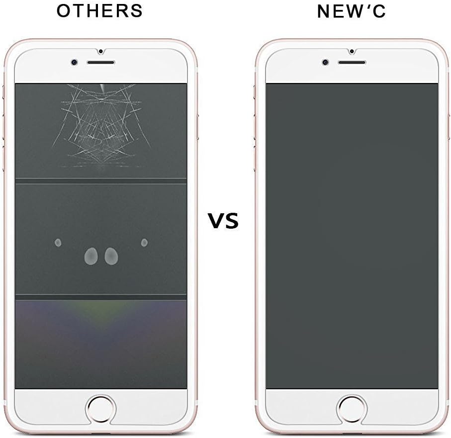 NEW'C 3 Pack Designed for iPhone 8,iPhone 7 Screen Protector (4.7"), Tempered Glass, Bubble Free, Ultra Resistant - Image 5