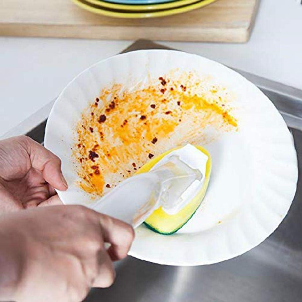 Pagacat New Non-sticky Dishwashing Multi-functional Dishwashing Sponge Brushes