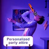 Jagowa 4Pcs Inflatable Microphone Kids Adults Party Toys Colorful Pack view 5