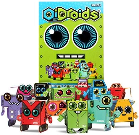OiDroids Series of 15 Papercraft Robot Cards by OiDroids