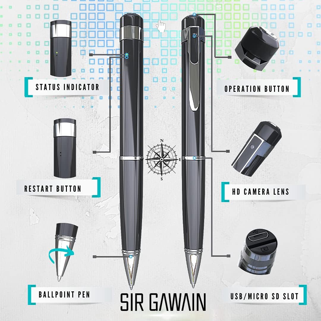 Amazon Com Hidden Spy Camera Pen 1080p Nanny Camera Spy Pen Full Hd Loop Recording Or Picture Taking Wireless Hidden Security Cam With Wide Angle Lens Discrete Rechargeable Camera Photo