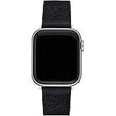 Anne Klein Silicone Fashion Band for Apple Watch Secure, Adjustable, Apple Watch Band Replacement, Fits Most Wrists