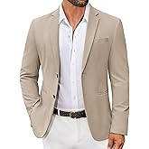 COOFANDY Men's Casual Regular Fit Blazer Jacket Two Button Suit Jackets Lightweight Sport Coat