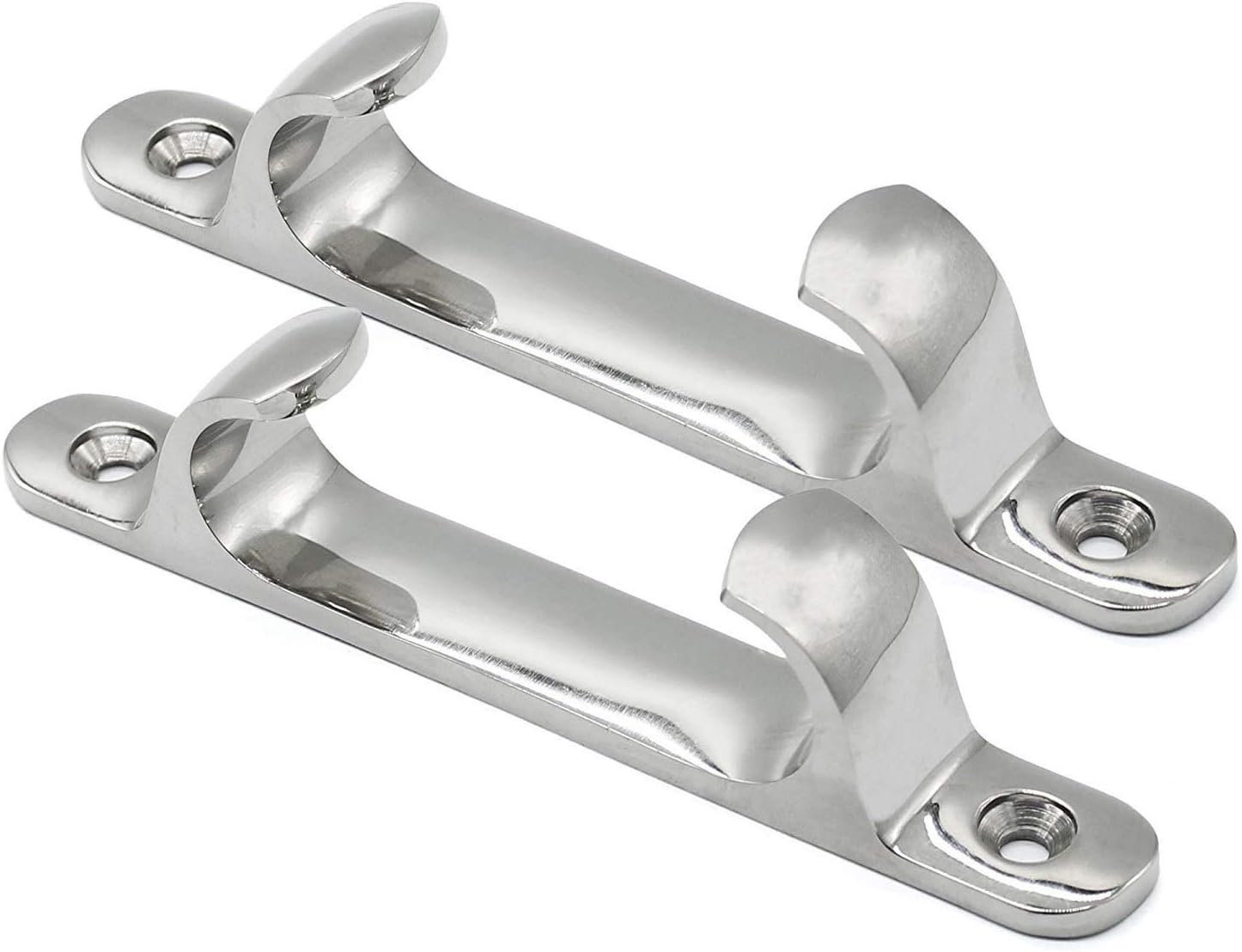 Boat Parts 100mm Marine Boat Dock Rope Line Cleat Stainless Steel