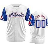 Custom Baseball Jersey Personalized City Connect Shirts Stitched/Printed Name Number for Men/Women/Youth/Kids