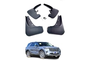 WGGDRAQQ 4pcs Mud Flaps Splash Guards Fits Ford Explorer 2020-2023 Front Rear Auto Car Accessories