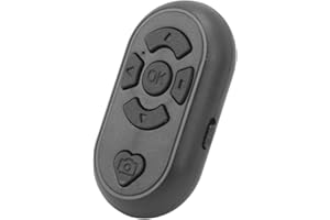 BT Remote Control Page Turner, 32.8ft Phone Remote Controller, Hands Type C Remote Shutter, for Selfie Page Turning App (Blac