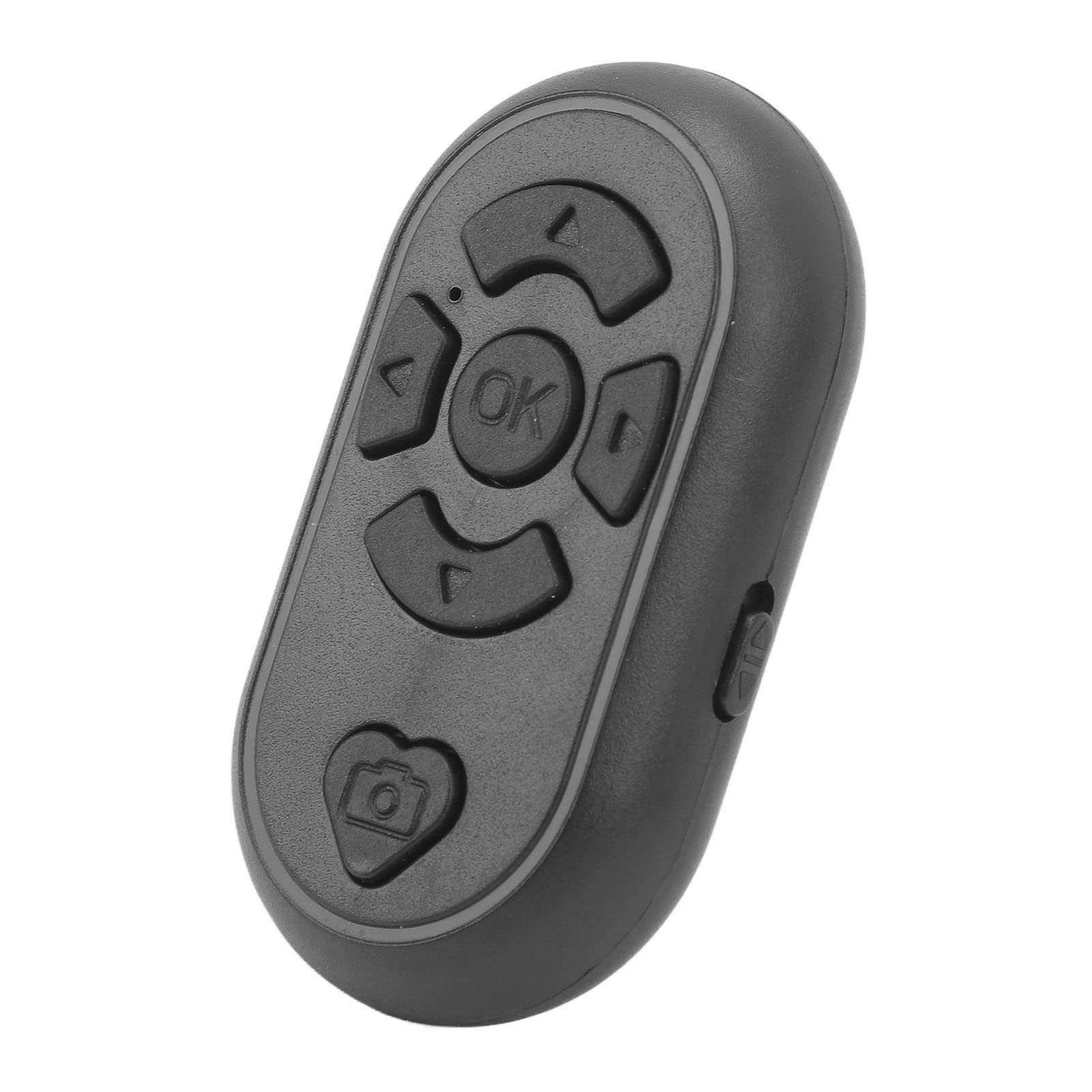 for TikTok Bluetooth Page Turner, App Page Turner Fingertip Remote Control Scrolling Ring Remote Controller Camera Shutter Selfie Remote Compatible with IOS, for Android Smartphone (Black)