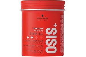 OSiS+ Thrill Fibre Gum - Medium Hold Flexible Style Control with Natural Shine