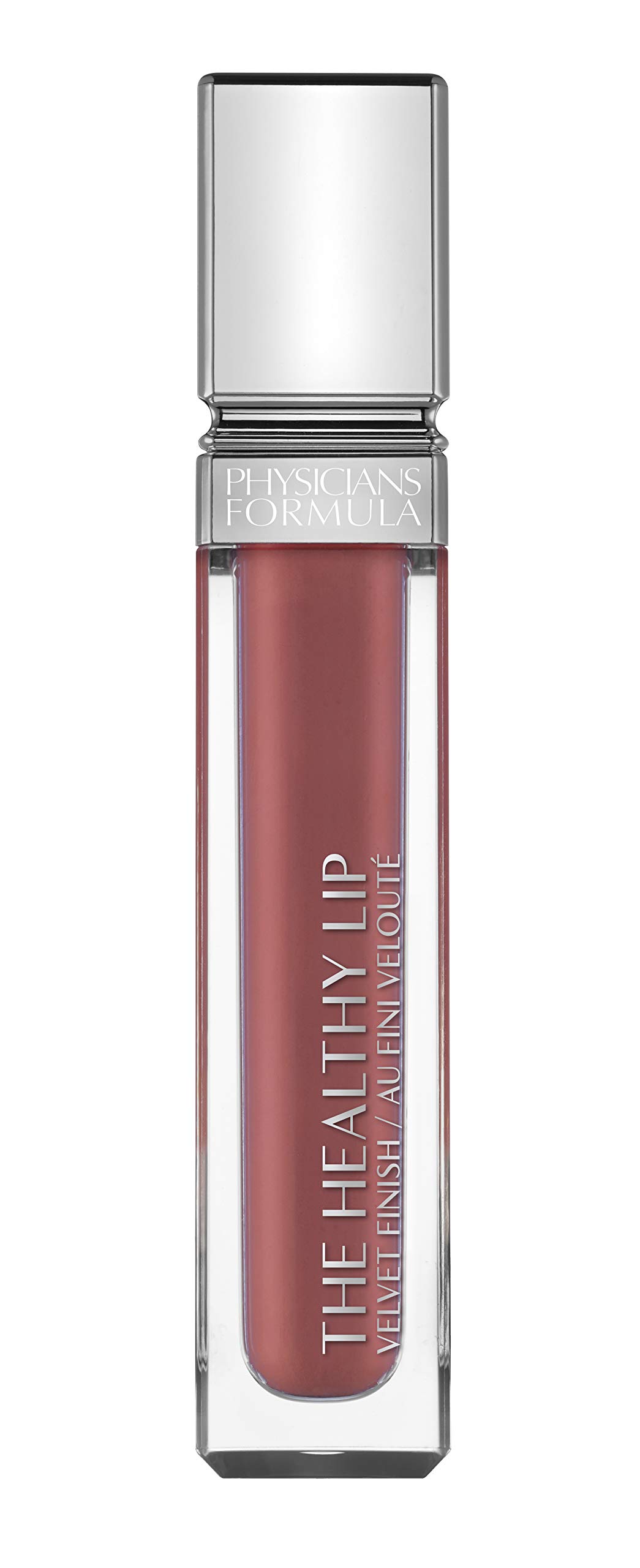 Physician's Formula, Inc. - The Healthy Lip Velvet Liquid Lipstick - Long Lasting Liquid Lipstick, Creamy Formula with Avocado Oil, Vitamins A&E, Hyaluronic Acid, Anti-Aging Peptides - Bare With Me