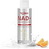 Vervidora Liposomal NAD+ Supplement, NAD+ Liquid Supplement with High Absorption for Anti-Aging, Cellular Health, Enhance Focus, Energy&Metabolism Support, Liposomal NAD+ Supplements for Women& Men