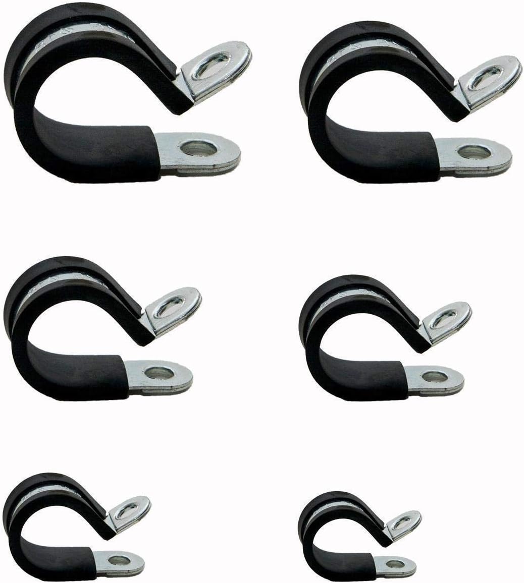 Pipe Clip Pipe Clamp Pipe Chelle Clip Rubberized Rubber Standard 3016 12 – 20 mm – Set of 5 or 10 Pack of 12 – 10 mm Set of 5