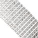 Mandala Crafts Champagne Bling Wrap Rhinestone Ribbon - 1.5 in 20 Yds Crystal Rhinestones Mesh Ribbon - Diamond Wrap Rhinestone Strips Roll for Crafts Wedding Party Decoration