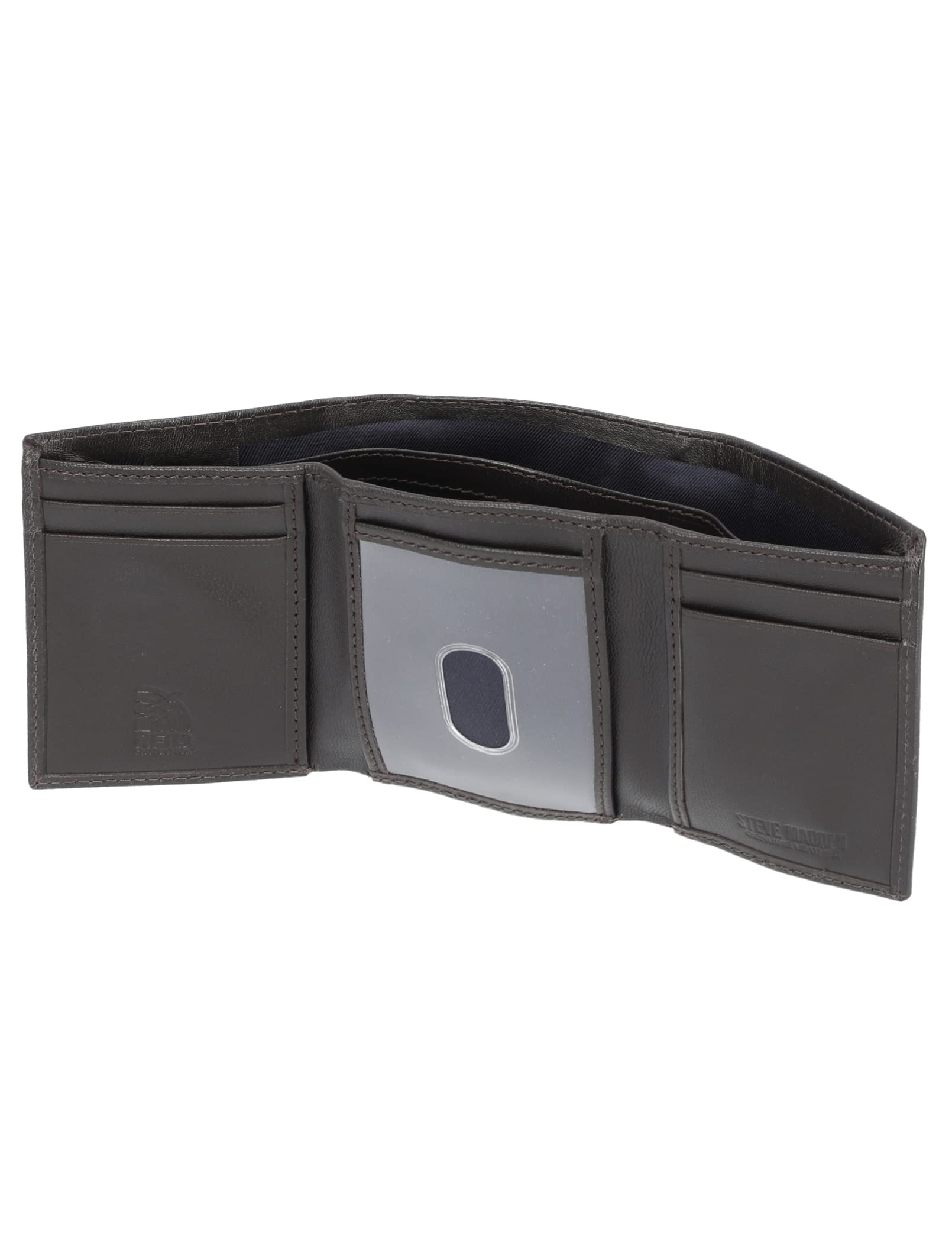 Steve Madden Men's RFID Trifold Wallet with Id Window