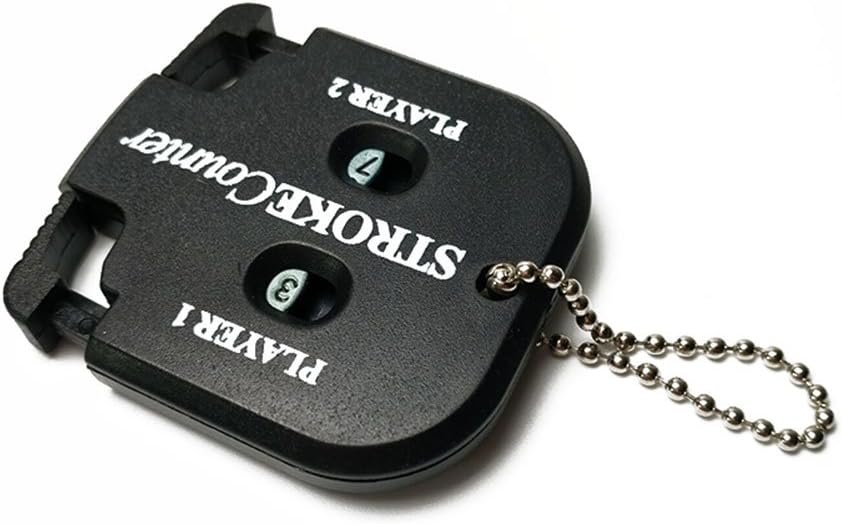 Forfar カウンタースコア ミニゴルフストローク ショットパットキーパー キーホルダー 簡単にキャリー ゴルフスコアインジケータ Forfar アクセサリー Amazon