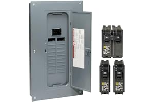 Square D HomeLine 100 amps 120/240 volt 20 space 40 circuits Combination Mount Load Center Main Breaker Kit