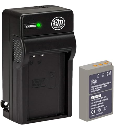 Amazon.com : Battery and LCD USB Charger for Olympus OM-D E-M10