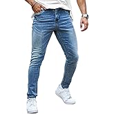 Heyfanee Mens Slim Fit Jeans Stretch Denim Pants for Men