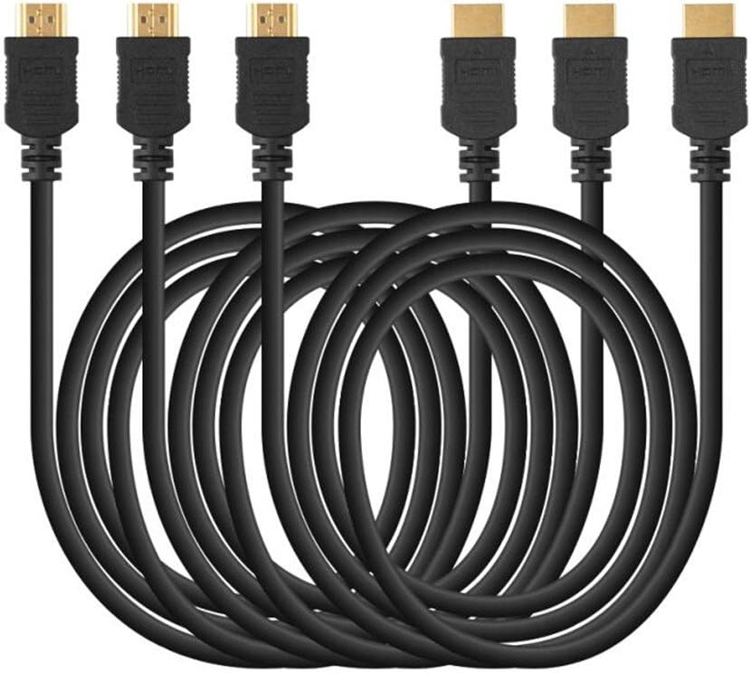 3-Pack High Speed HDMI Cable 3ft (0.95M) 4K 2160p HD 1080p 3D Apple TV