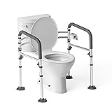 Loyoda Toilet Safety Rail,Height-Adjustable Toilet