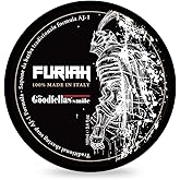 The Goodfellas’ Smile FURIAH (Leather & Wood) Italian Shaving Soap – Premium Tallow-Based Wet Shaving Soap for Razor Glide, Brush Lather & Bold Scented Grooming