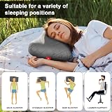 flintronic Camping Pillows Inflatable Travel Pillow Neck Ergonomic 46x31x11 cm view 6