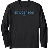 Bridgerton Bee Text Logo Long Sleeve T-Shirt