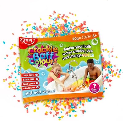 ZIMPLI Crackle Baff Colours Stocking Filler Foil Bags Colour Change
