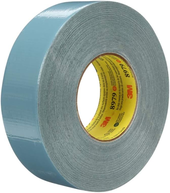 3M 8979 Performance Plus Duct Tape, Slate Blue, 48 mm x 22.8 m x 12.1 mil – High Performance Tape for Splicing/Taping Insulation, Capping Pipe, Temporary Repair and More, 1 Pack