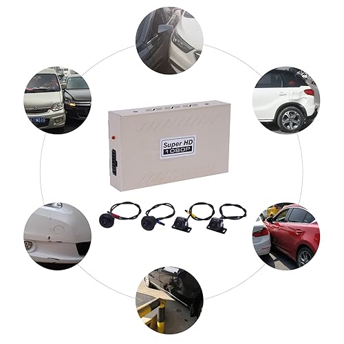 HD 1080P Car 360 Degree Bird View Surround Panoramic System DVR