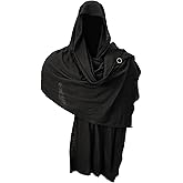 Century Star Cloak with Hood Men Cowl Hooded Renaissance Costume Medieval Post Apocalyptic Shawl Scarf Cape Sash Rogue