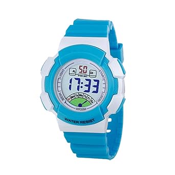 Vizion Digital LCD Multicolor Dial Watch for Boys and Girls-VZN-1600458-5