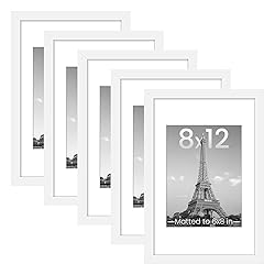 upsimples 8x12 Picture Frame Set of 5, Display