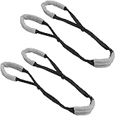 Zerodis 2 Pack Dog Support Harness, Portable Dog Support Harness Pet Rear Support Carry Sling Comfortable Wear Dog Support Sling with Adjustable Buckle for Pet Back Legs (Black)