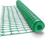 Smith & Barker Barrier Fencing Mesh Roll 130gsm 1m High 25m 50m Netting Pins view 2