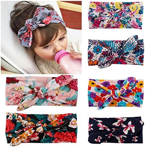 TOP BB Baby Girl Newest Soft Turban Headband Head Wrap Knotted Hair Band