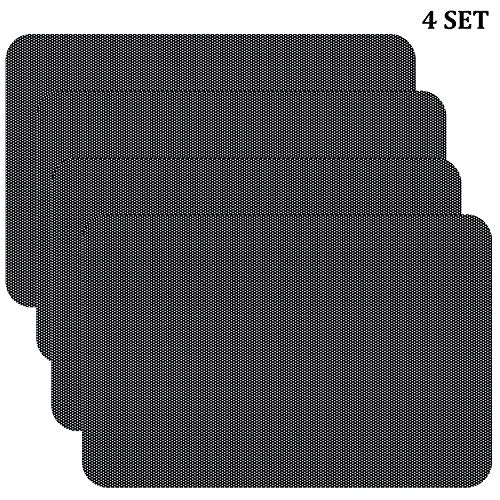 image for Jashem Car Sunshade Sticker Reusable Perforated Static Cling Vehicle S