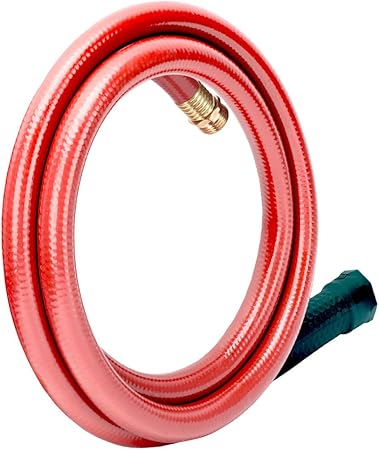 Amazon.com : Homes Garden 5/8 in. x 4 ft. Short Garden Hose Red Lead