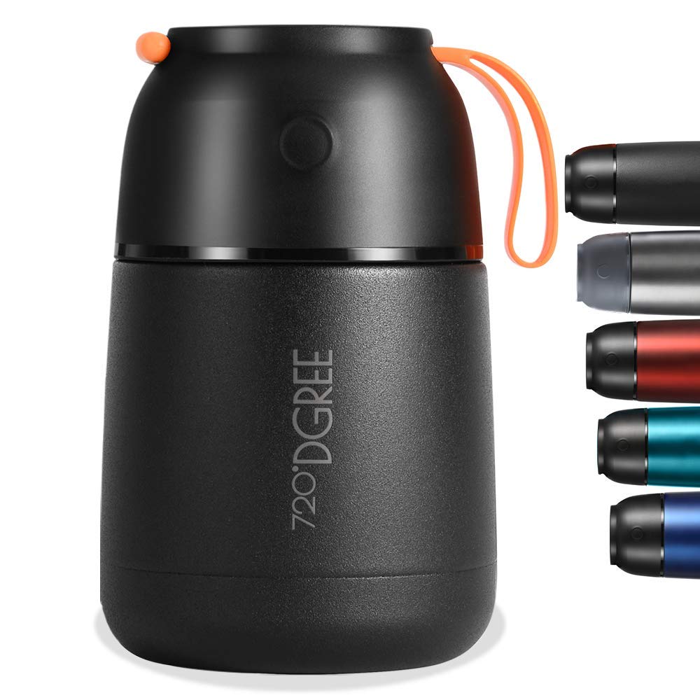 720°DGREE Thermo Food Flask “wunderJar“ 530ml - Premium Stainless Steel, BPA-Free - Insulated Container for Hot Lunch, Meal Prep, Soup & Outdoor-Dinner - Storage Box for Cold Ice or Yoghurt to go