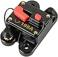 ZOOKOTO 100 Amp Circuit Breaker Trolling Motor Auto Car Marine Boat Bike Stereo Audio Terminal Inline Fuse Inverter with Manual Reset 12V-24V DC