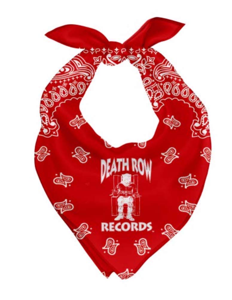 Fresh Pawz Death Row Logo | Cooling Bandana for dogs. Red - Small