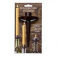 Northern Lights Candles Bottelabra Taper Holder, Pewter