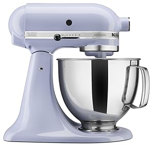 KitchenAid KSM150PSLR Artisan Series 5-Qt. Stand Mixer with Pouring Shield - Lavender Cream