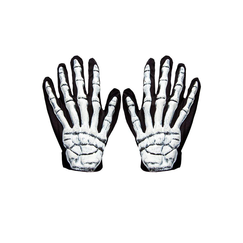 Wicked Costumes Adult Unisex 3D Skeleton Gloves Fancy Dress Accessory