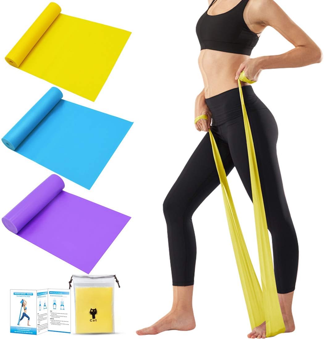 Tompig Bandas Elasticas Fitness Set de 3, Cintas Elásticas con 3 ...