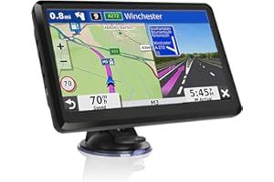 QEDASS GPS Navigation for Car, Truck RV,Latest 2024 Map(Free Lifetime Updates) GPS Navigator with 7inch 256-16GB,Truck GPS Commercial Drivers,Semi Trucker GPS Navigaton System,Custom Truck Routing