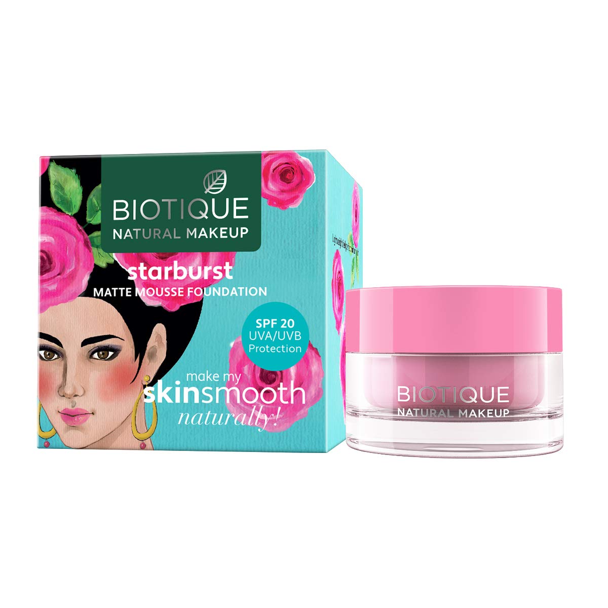 Buy Biotique Natural Makeup Starburst Matte Moussse Foundation Chai Latte 15ml Online At Low Prices In India Amazon In buy biotique natural makeup starburst